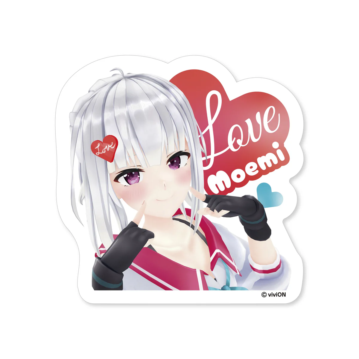 あおぎり高校 萌実 スタートアップグッズ ステッカーの公式画像