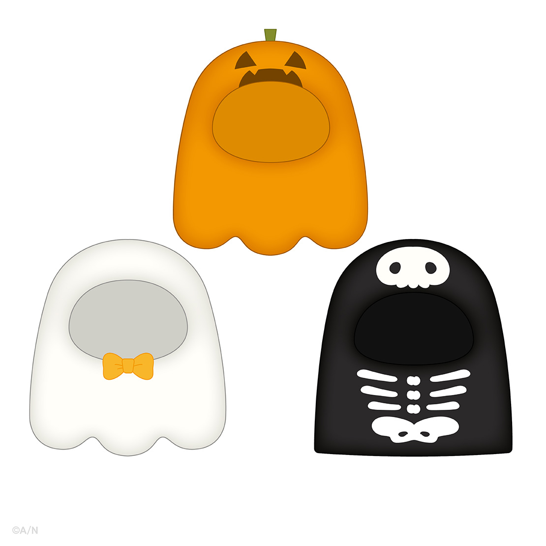 【にじぱぺっとカスタマイズシリーズ】きぐるみ ハロウィン 【にじぱぺっとカスタマイズシリーズ】きぐるみ おばけの公式画像