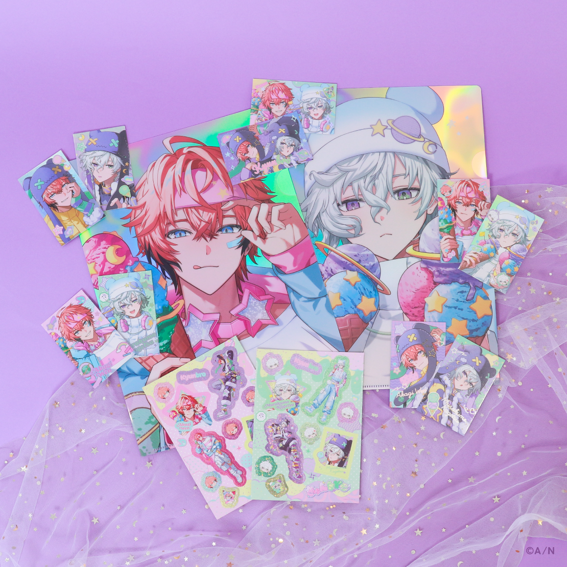 【きゅんbro】クリアファイル&ステッカーシートの商品画像