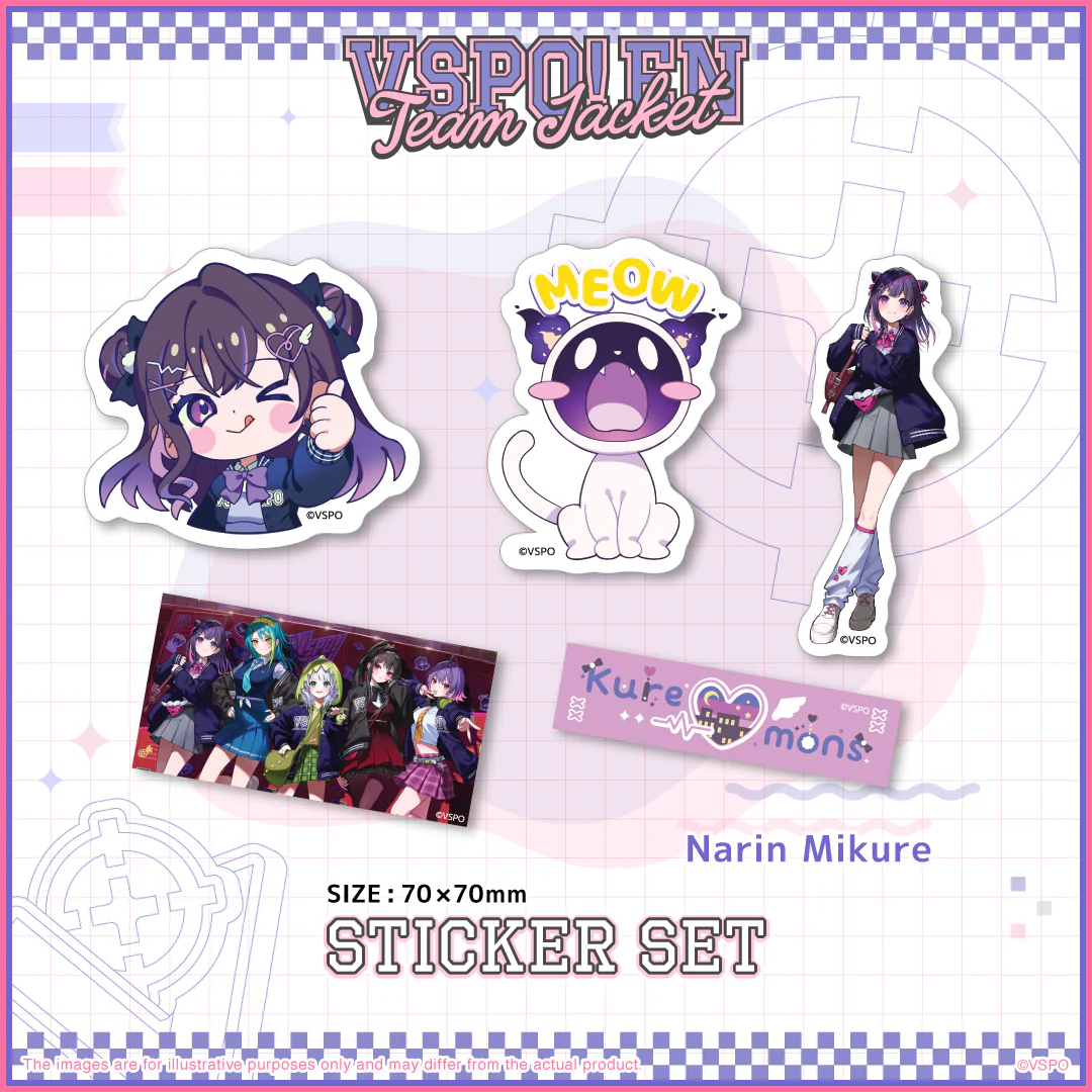 VSPO! EN Team Jacket Series - ステッカーセット