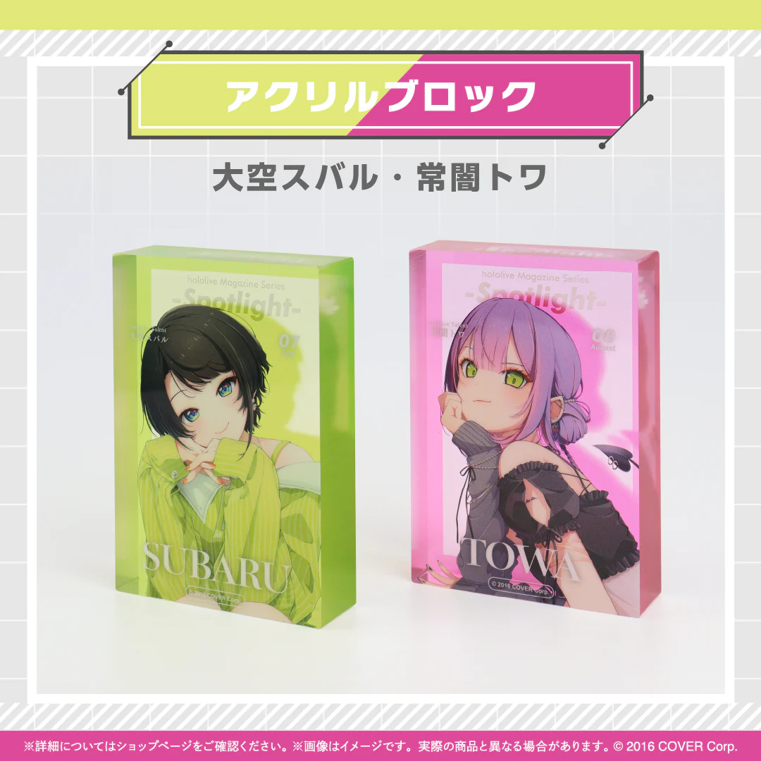 hololive Magazine Series -Spotlight- vol.4 アクリルブロック 大空スバル