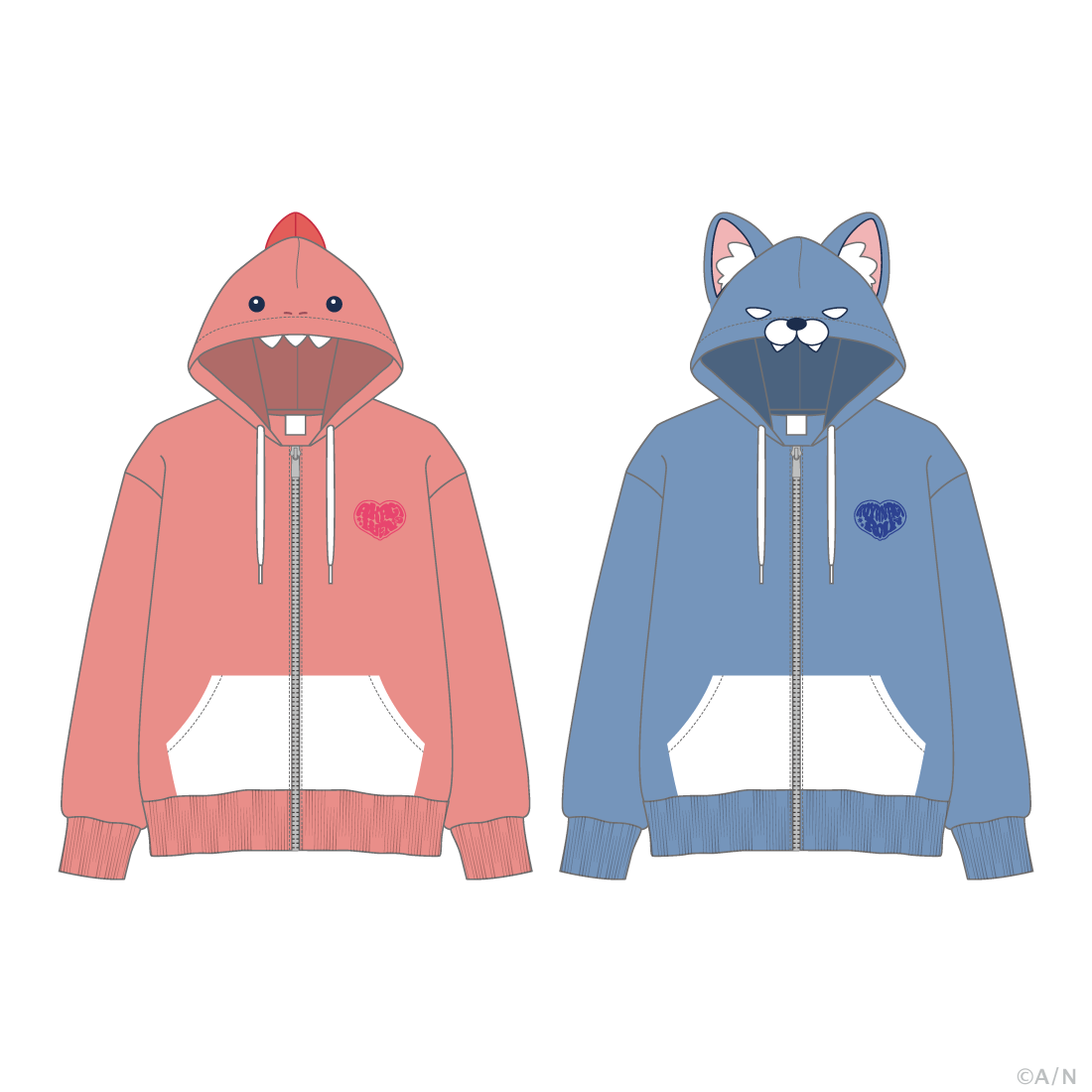 【ぎゃうるふ】パーカー 小柳ロウの公式画像
