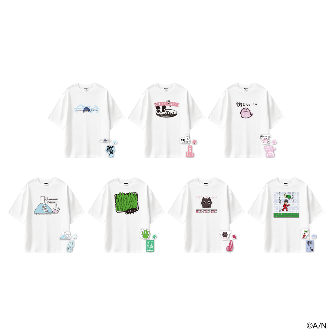 【おでかけSTYLE～にかいめ！～】名言イラストTシャツ＆ステッカーセット 魔使マオの公式画像
