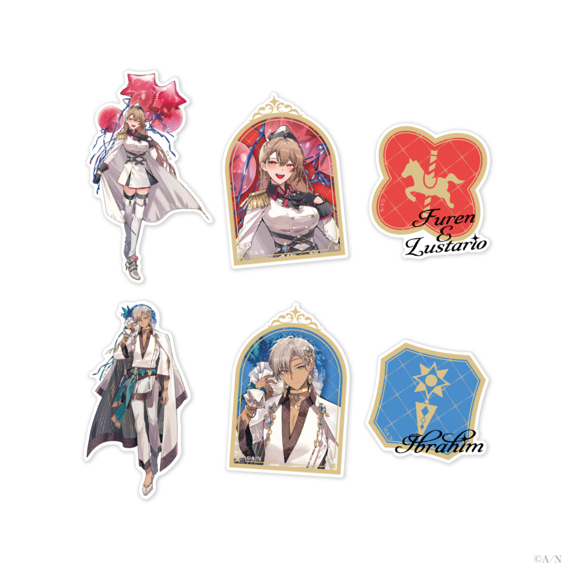 【MEIFU 5th Anniversary】ステッカーセット イブラヒムの公式画像