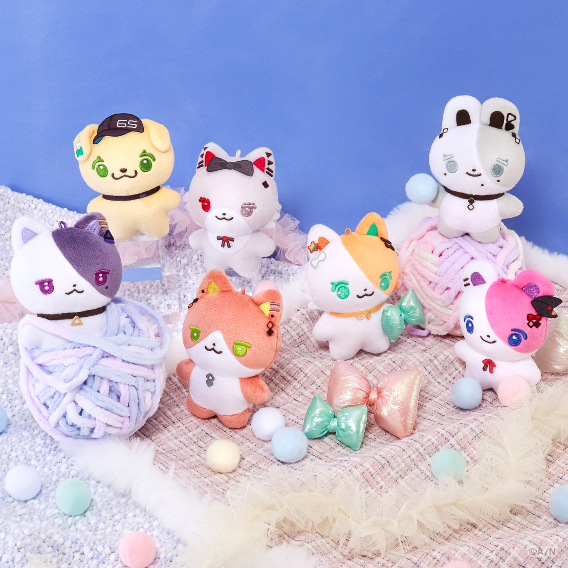 【にじたうん 4ちょうめ】ぬいぐるみマスコット