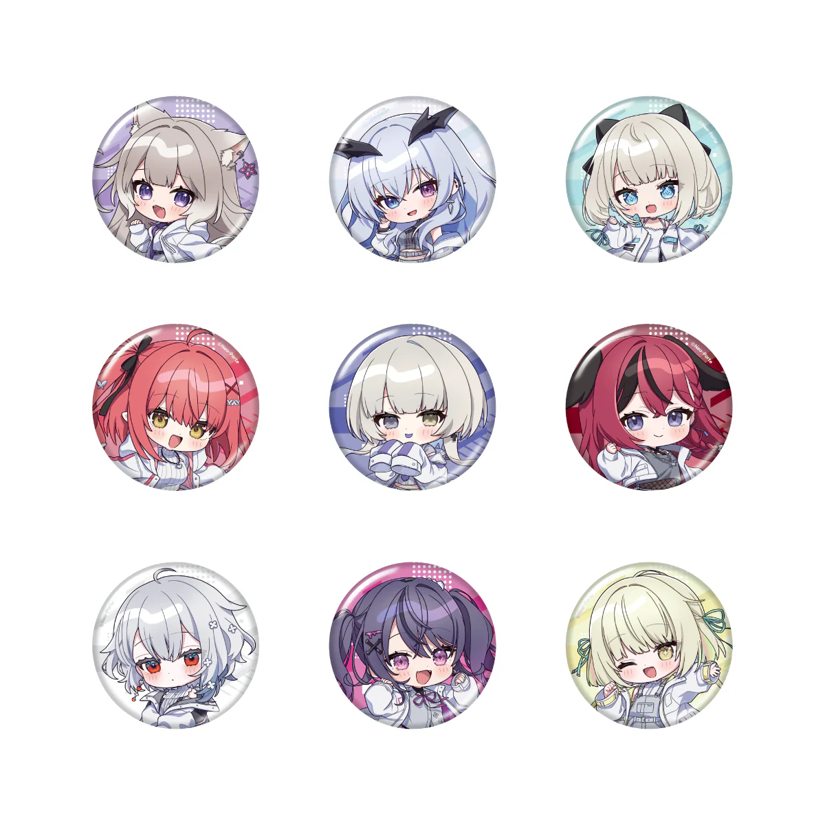 【UN KNOCK】デフォルメランダム缶バッジ〈Bグループ〉