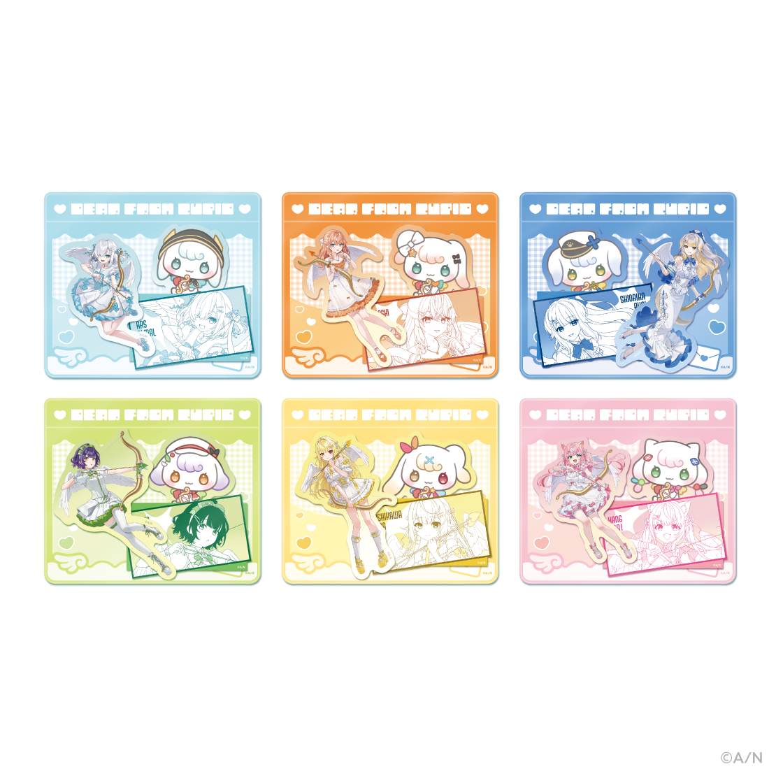【ディア フロム キューピッド】ステッカーセット ヤン ナリの公式画像