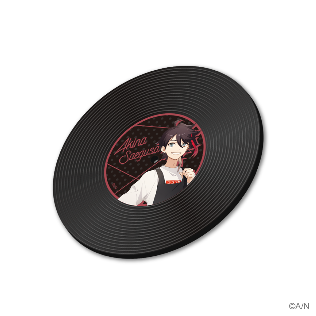 【にじさんじ×SHIBUYA TSUTAYAコラボ記念】レコード風ラバーコースター 三枝明那
