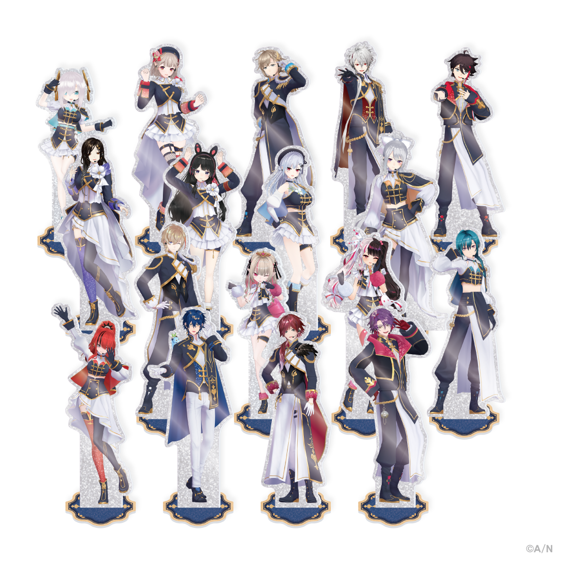 【共通衣装3Dグッズ vol.3】ラメアクリルスタンド 葉加瀬冬雪