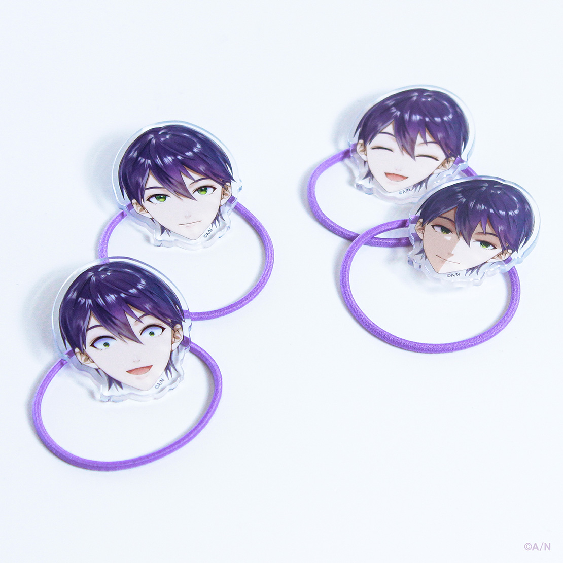 【Kenmochi Toya Celebration Goods】顔ヘアゴムセットの商品画像