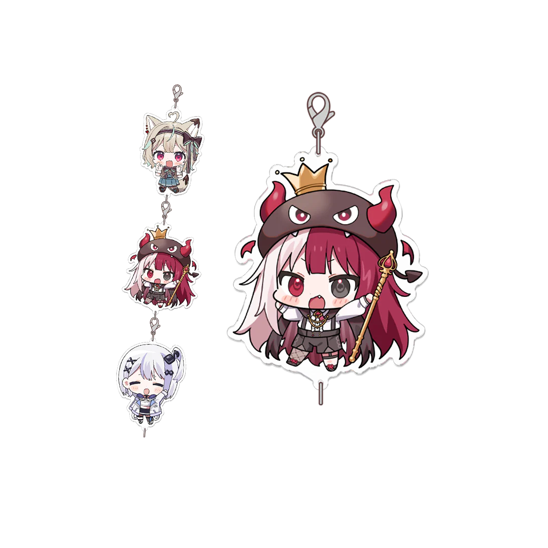 ミリプロ1周年記念 連結アクリルチャーム あくび・でもんすぺーど