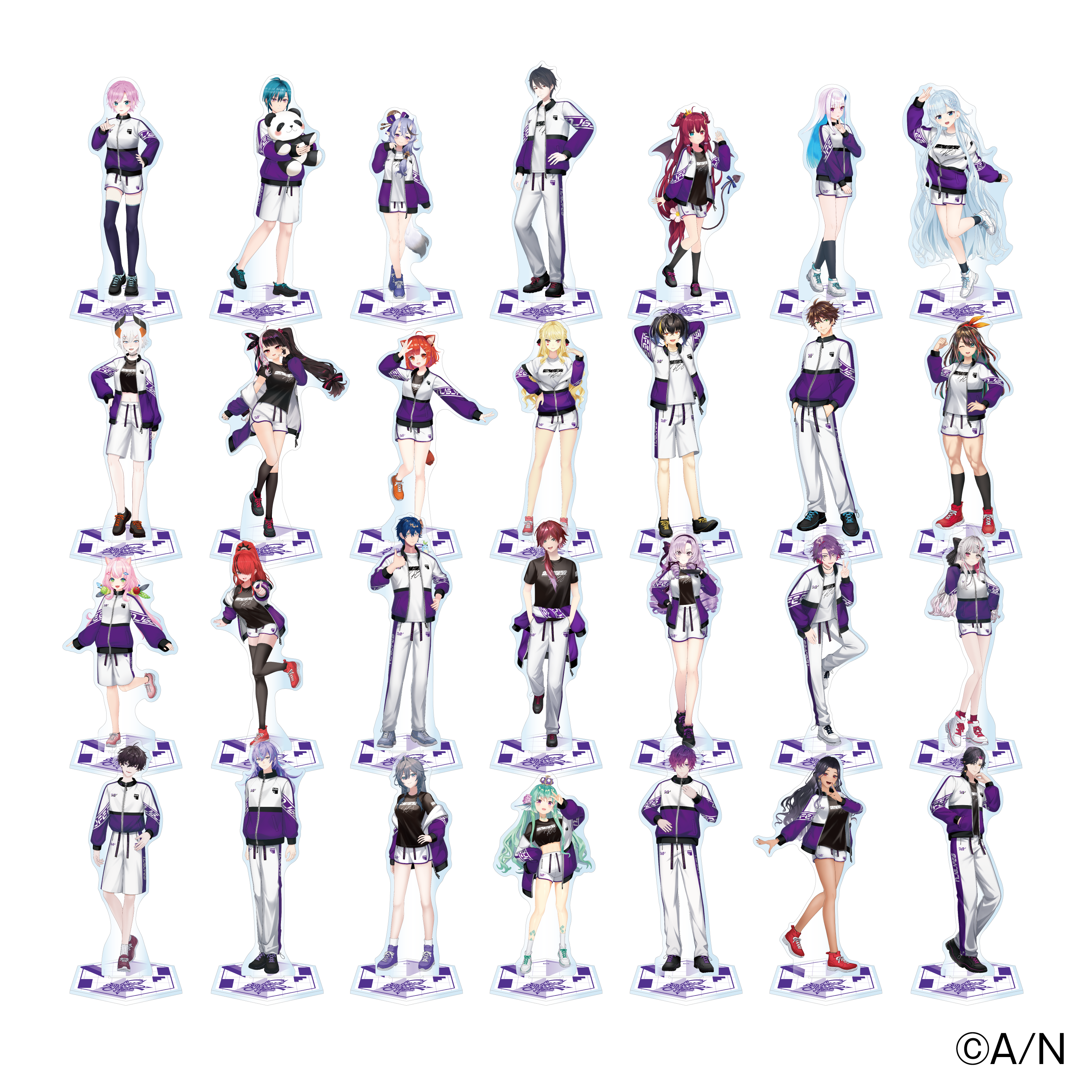 【にじフェス2026】クラスジャージアクリルスタンド バイオレット 【にじフェス2026】クラスジャージアクリルスタンド バイオレット ガオンの公式画像