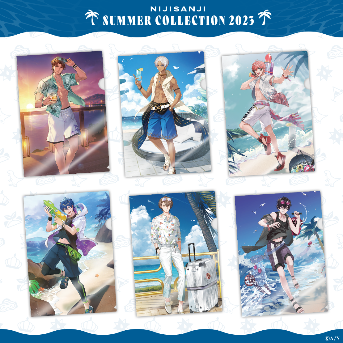 【NIJISANJI SUMMER COLLECTION 2023】クリアファイル 【NIJISANJI SUMMER COLLECTION 2023】クリアファイル ベルモンド・バンデラスの公式画像
