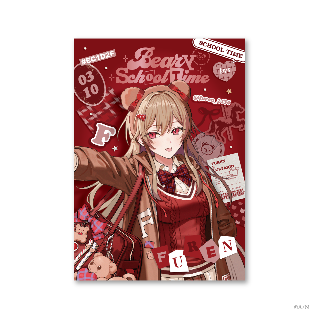 【Beary School Time】ステーショナリーセット