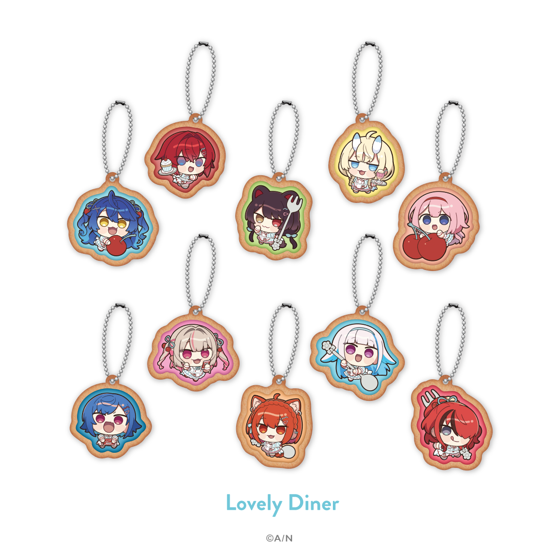 【にじさんじ 8th】キーホルダー Lovely Diner 【にじさんじ 8th】キーホルダー 蝸堂みかるの公式画像