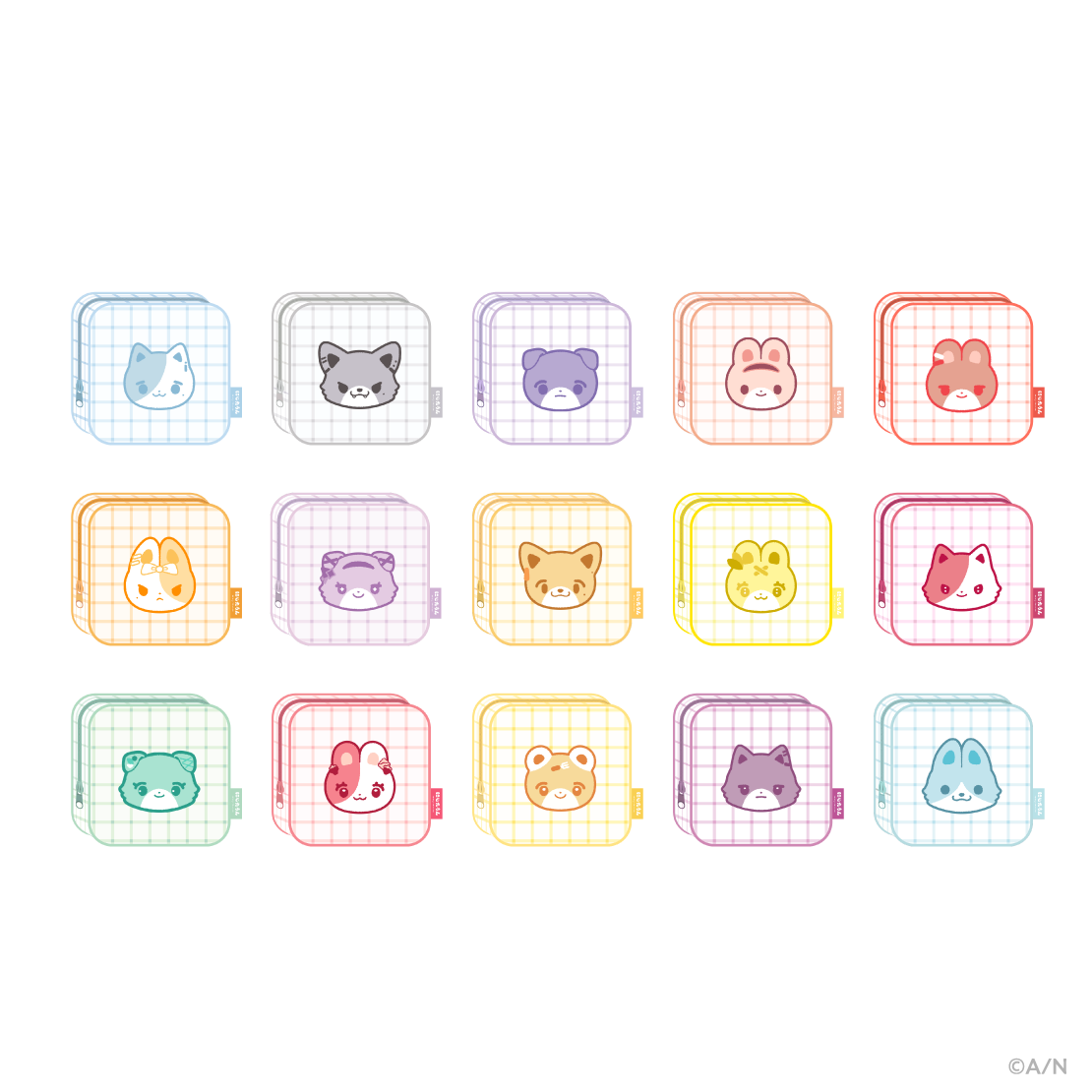 【にじたうんぐっず いち】ポーチ 【にじたうんぐっず いち】ポーチ 早乙女ベリーの公式画像
