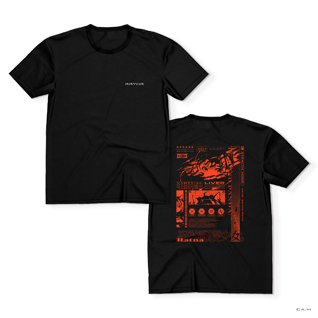 【NIJISANJI Stealth Mode Type:Ratna&Hoshikawa】オーバーサイズTシャツの商品画像