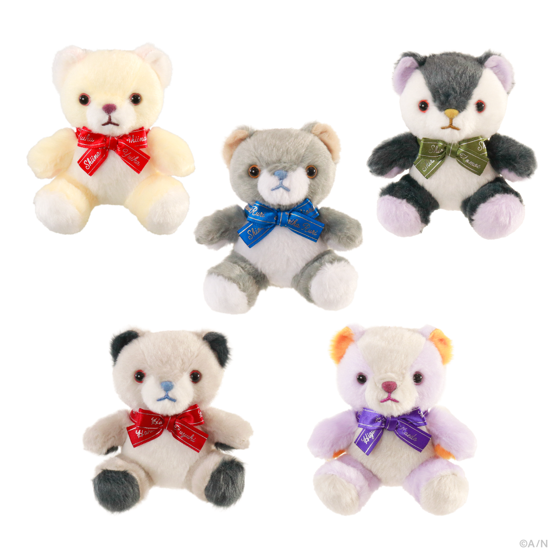 【NIJIベアキーホルダー vol.2】ぬいぐるみキーホルダーの商品画像