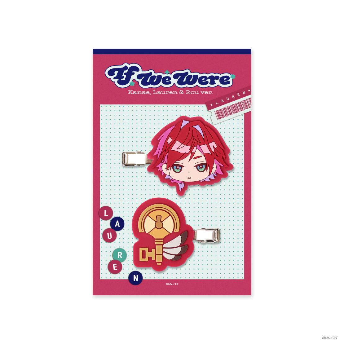 【If We Were ~Kanae, Lauren & Rou ver.~】ヘアクリップセットの商品画像
