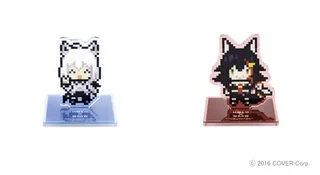 アクリルスタンド(白上フブキ、大神ミオ)