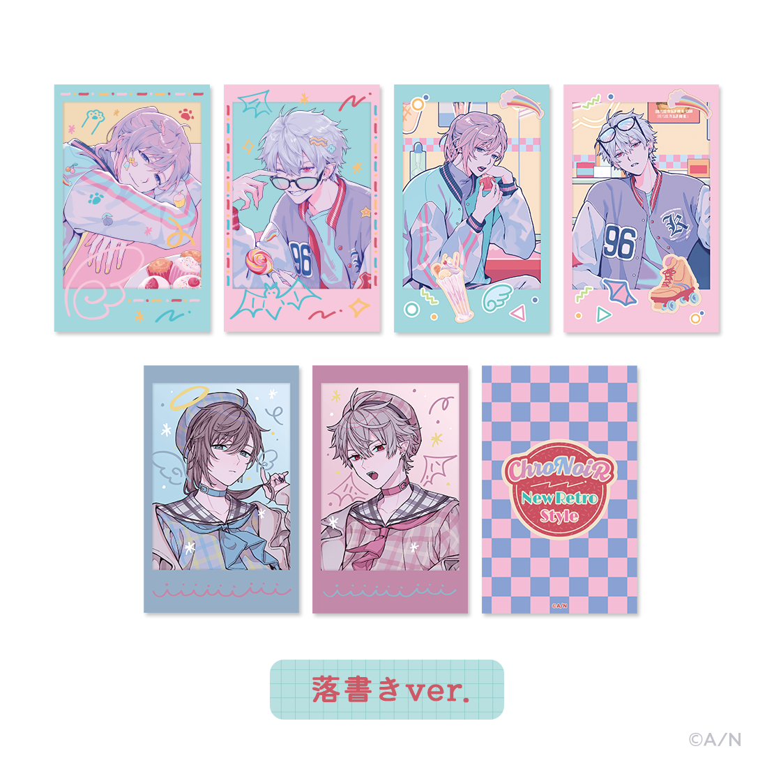 【ChroNoiR ニューレトロスタイル】ランダムチェキ風カードの商品画像