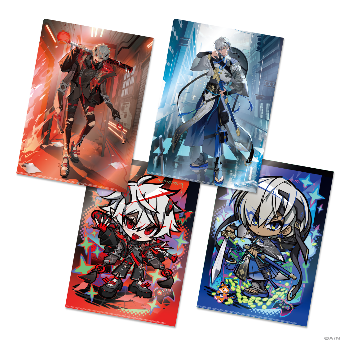 【NIJISANJI Battle Mode Type:Kuzuha&Ibrahim】メタリッククリアファイル