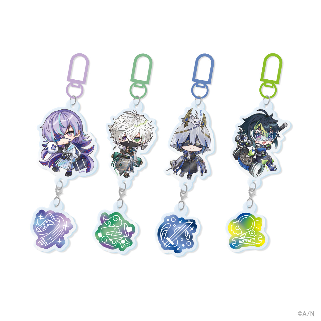 【HEROES Half Anniversary】つながるアクリルキーホルダー Dytica