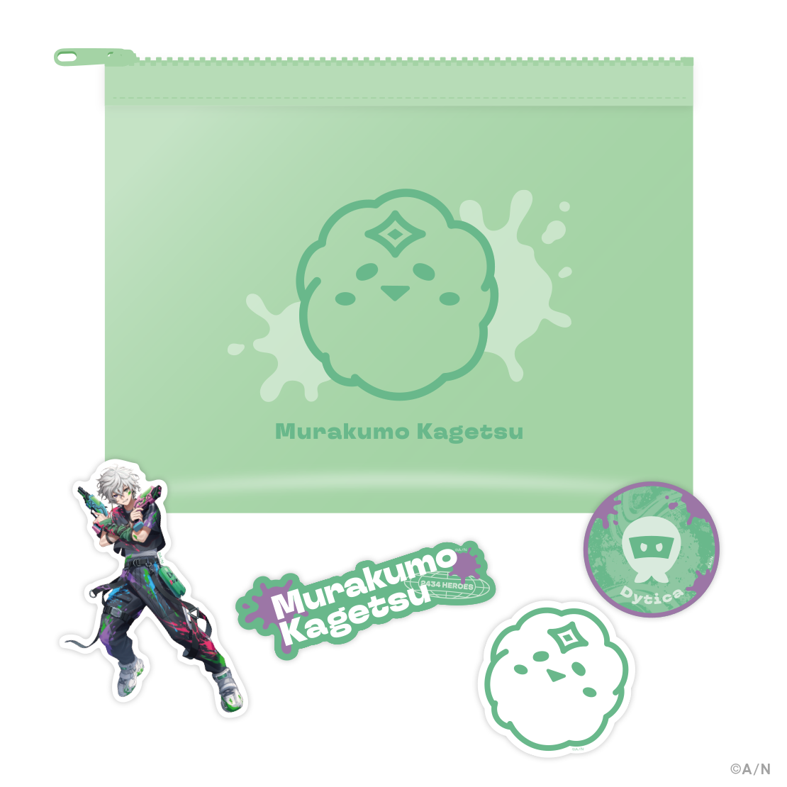 【NIJISANJI & NIJISANJI EN HEROES 1st Anniversary】クリアポーチ&ステッカーセットの商品画像