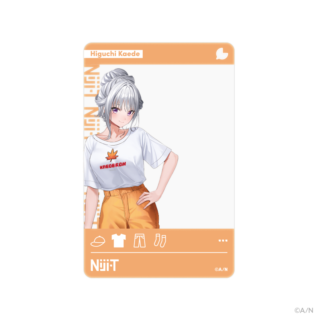 にじさんじライバーモデルTシャツ【第4弾】 樋口楓の商品画像