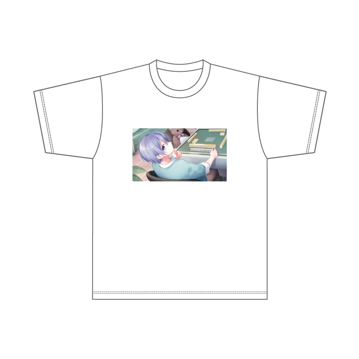 【白雪レイド】 6周年記念 れいーどの麻雀Tシャツの商品画像