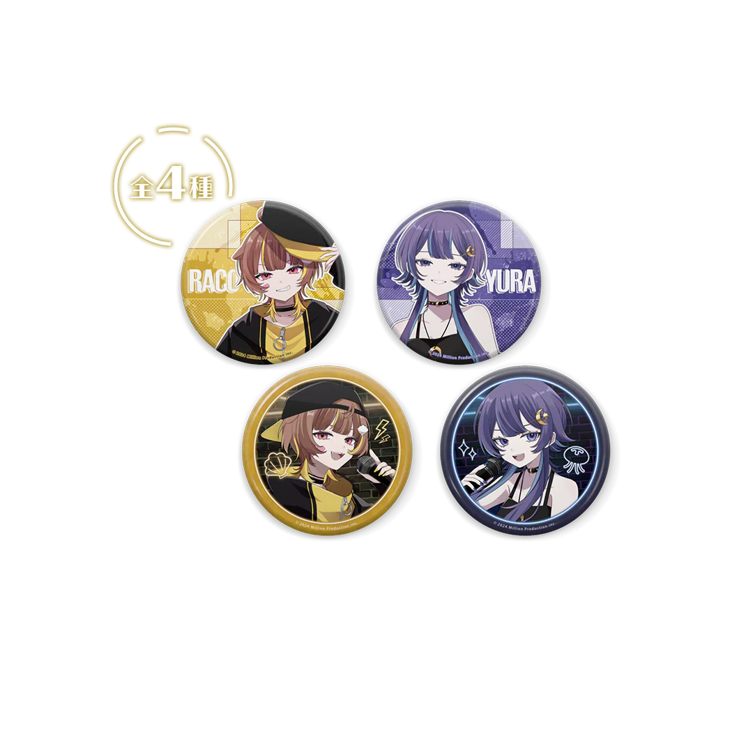 NOVA COOL BEAT COLLECTION ランダム缶バッジ 全4種