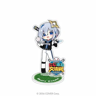 「【天界学園】アクリルスタンド」の商品画像（にじホロ交流戦 OFFICIAL GOODS STORE、メンバーごとのデザインの一例）