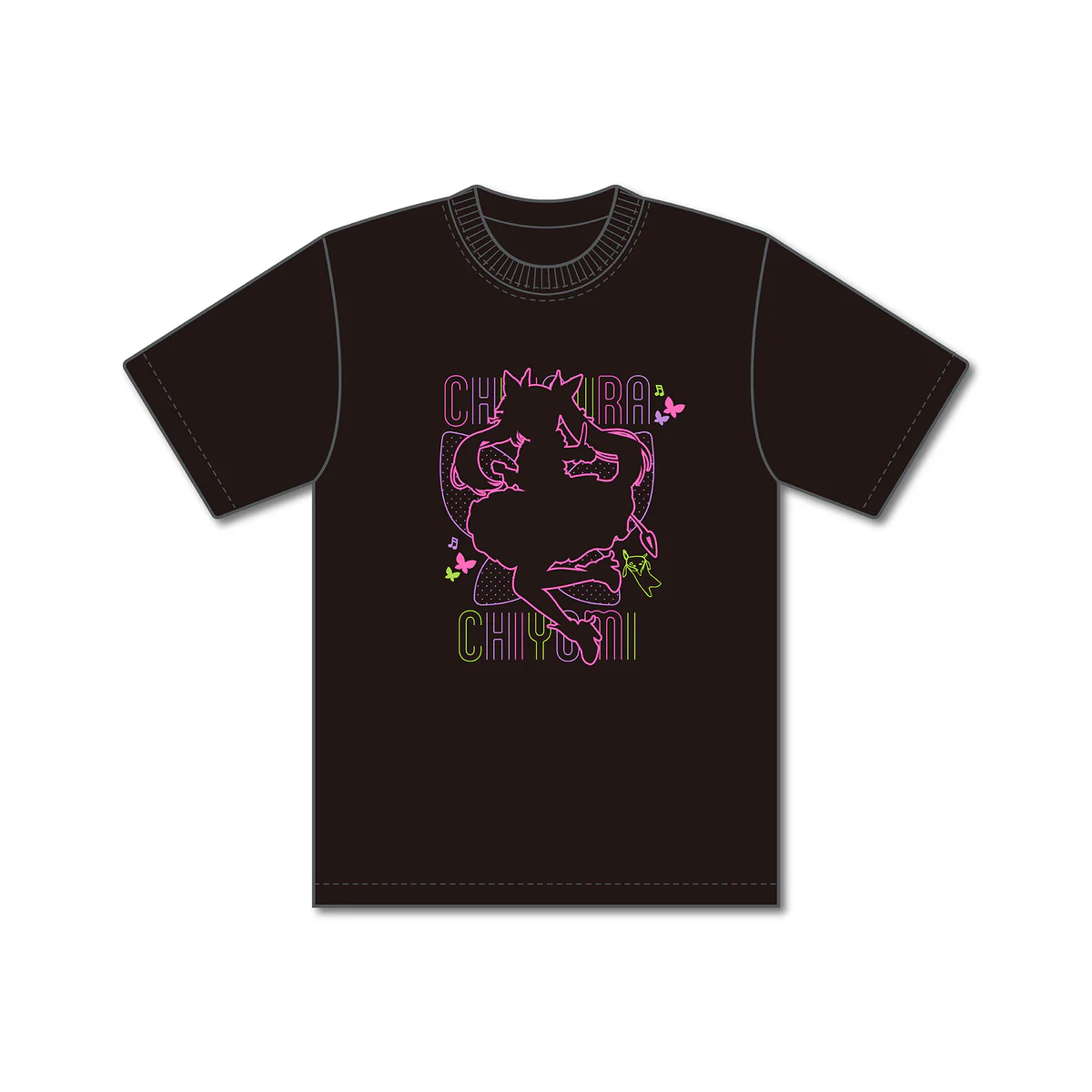 あおぎり高校 千代浦蝶美 誕生日記念グッズ2024 Tシャツ (XL)
