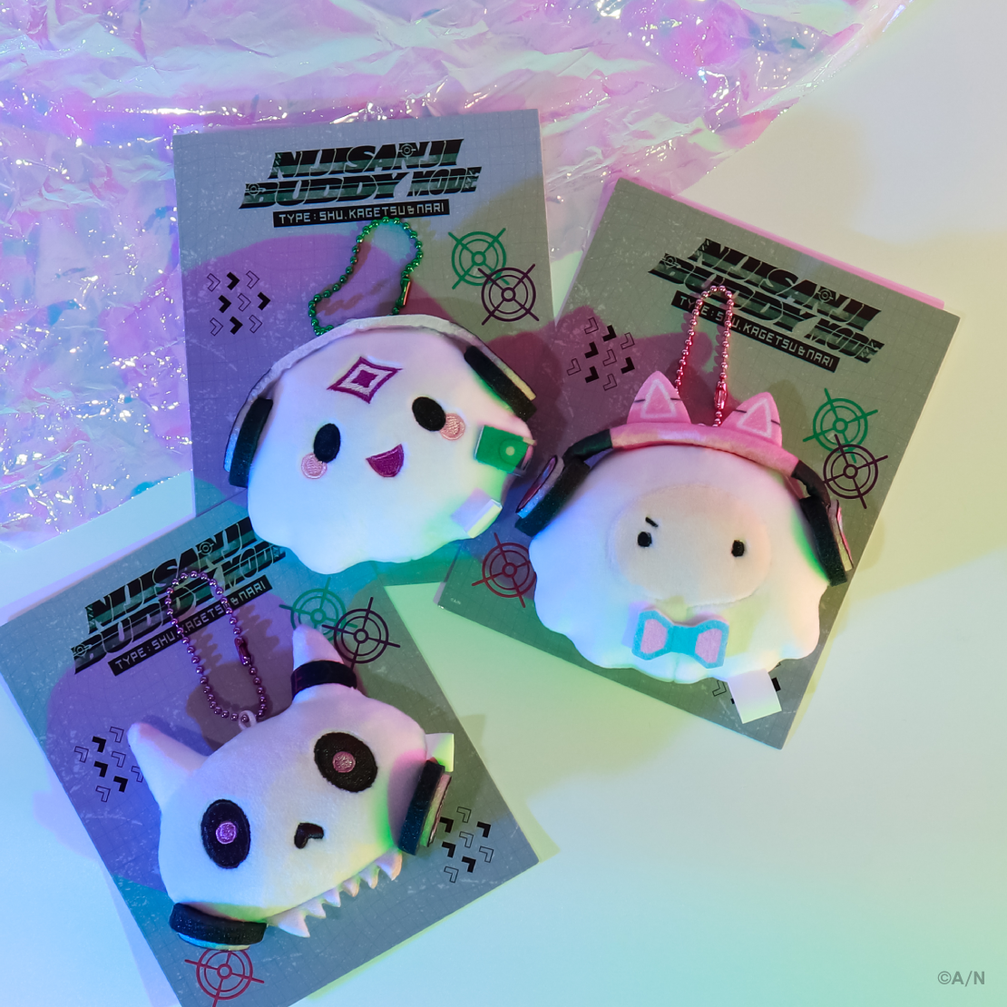 【NIJISANJI Buddy Mode Type:Shu, Kagetsu & Nari】フェイスマスコットの商品画像