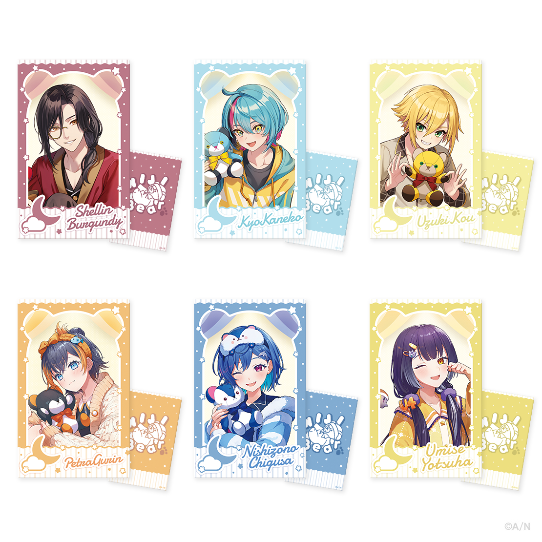 【NIJIベア vol.1】ランダムチェキ風カードの公式画像