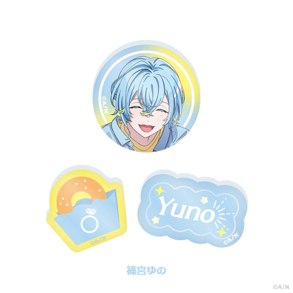 【ぽっぴん!すぷれあ】ぷっくりアクリルステッカーの商品画像