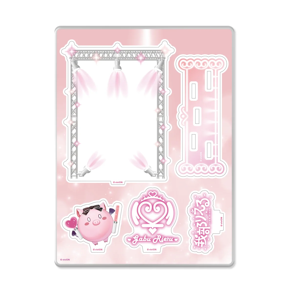 あおぎり高校 我部りえる 誕生日記念グッズ2024 チェキ&チェキスタンドセットの商品画像