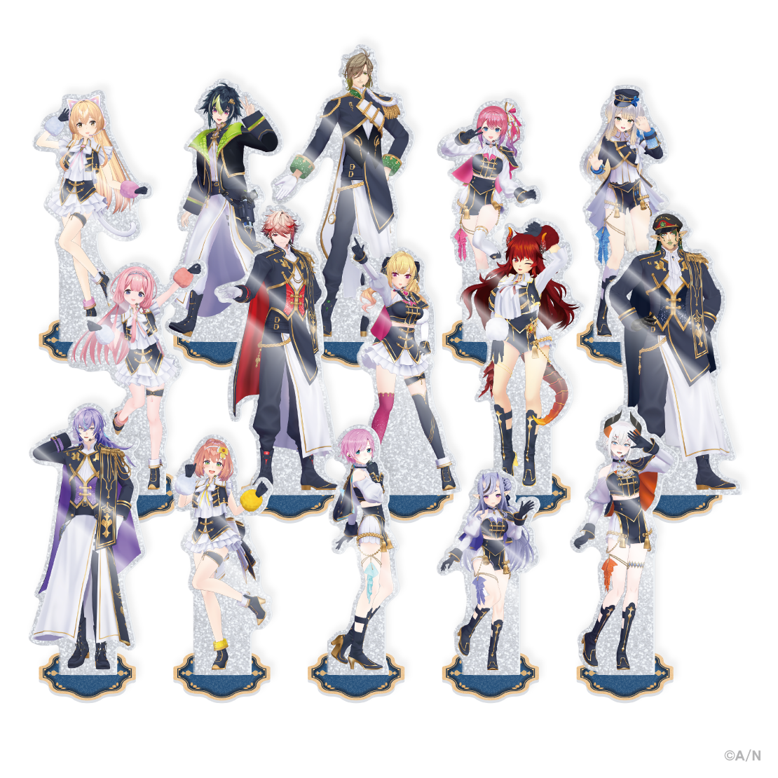 【共通衣装3Dグッズ vol.4】ラメアクリルスタンド 花畑チャイカ
