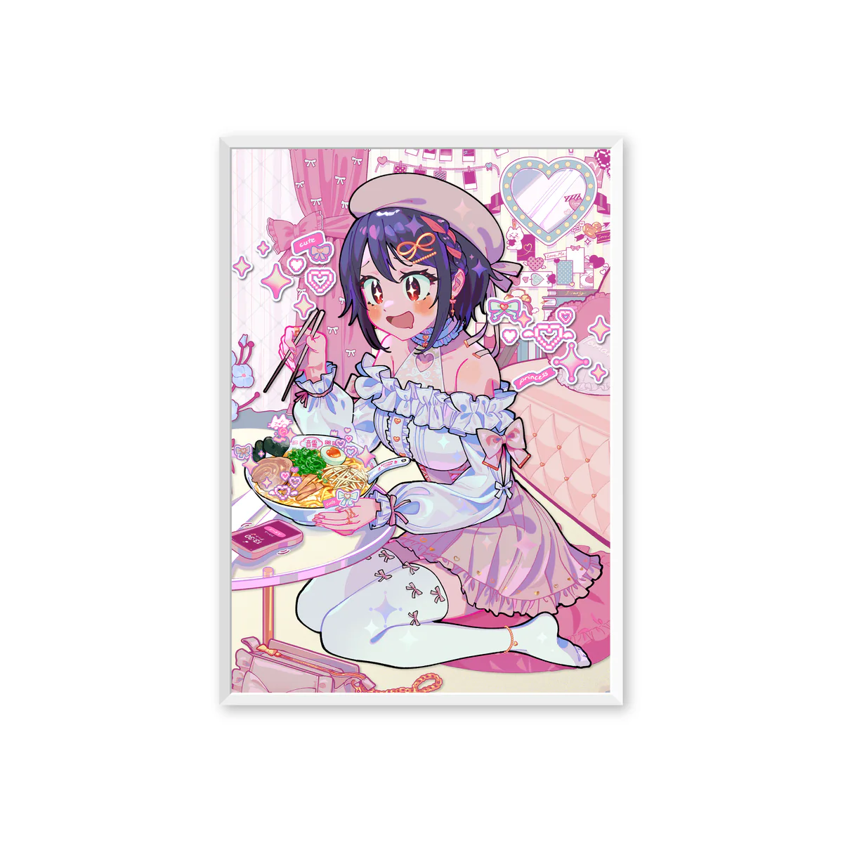 あおぎり高校 公式美術部 アクリル複製原画 音霊魂子の公式画像