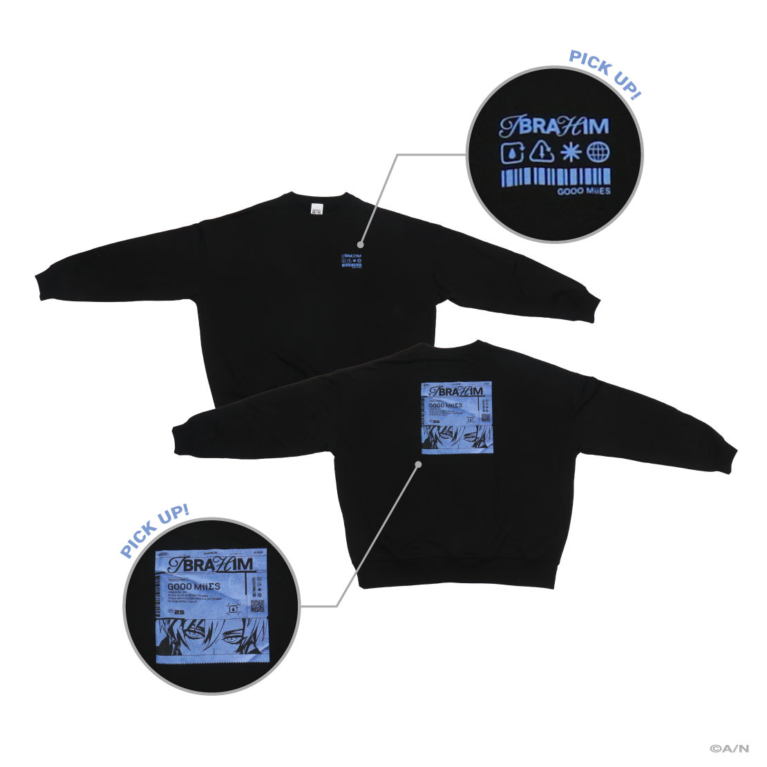 【GOOOMiiES】オーバーサイズスウェットの商品画像