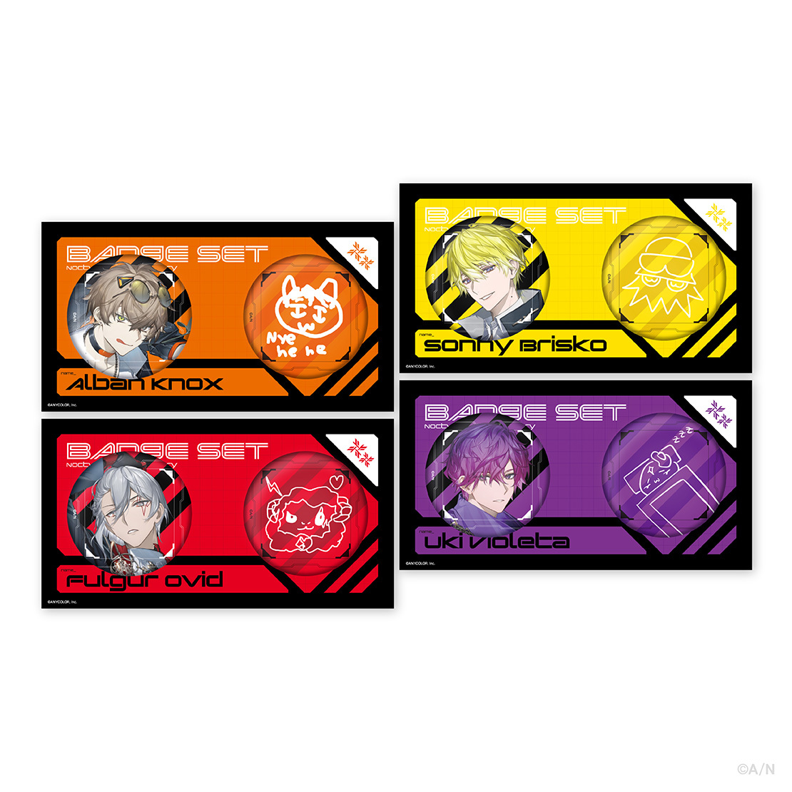【Noctyx 2nd Anniversary】缶バッジセット サニー・ブリスコー