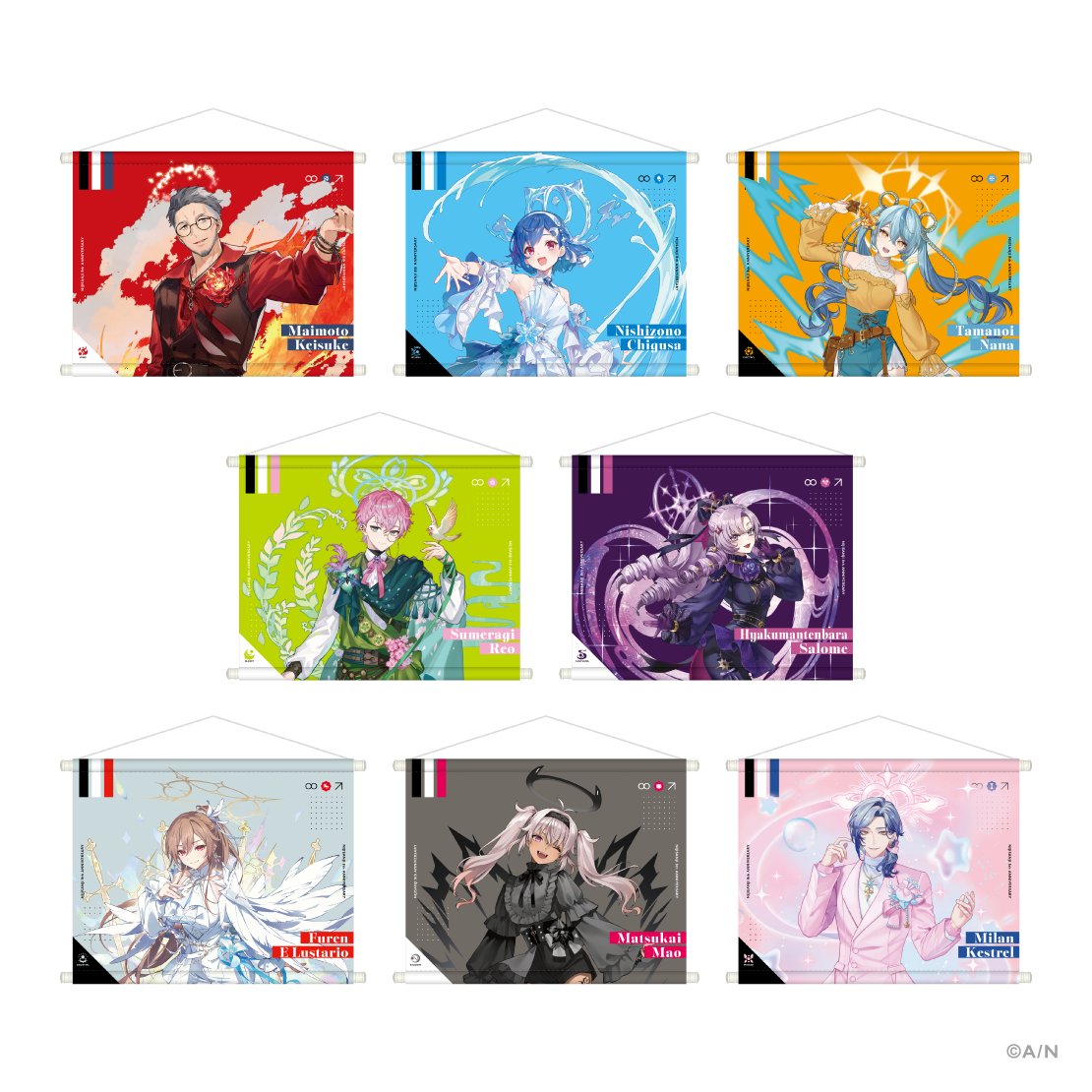 【にじさんじ 8th Anniversary】A3タペストリー 皇れお