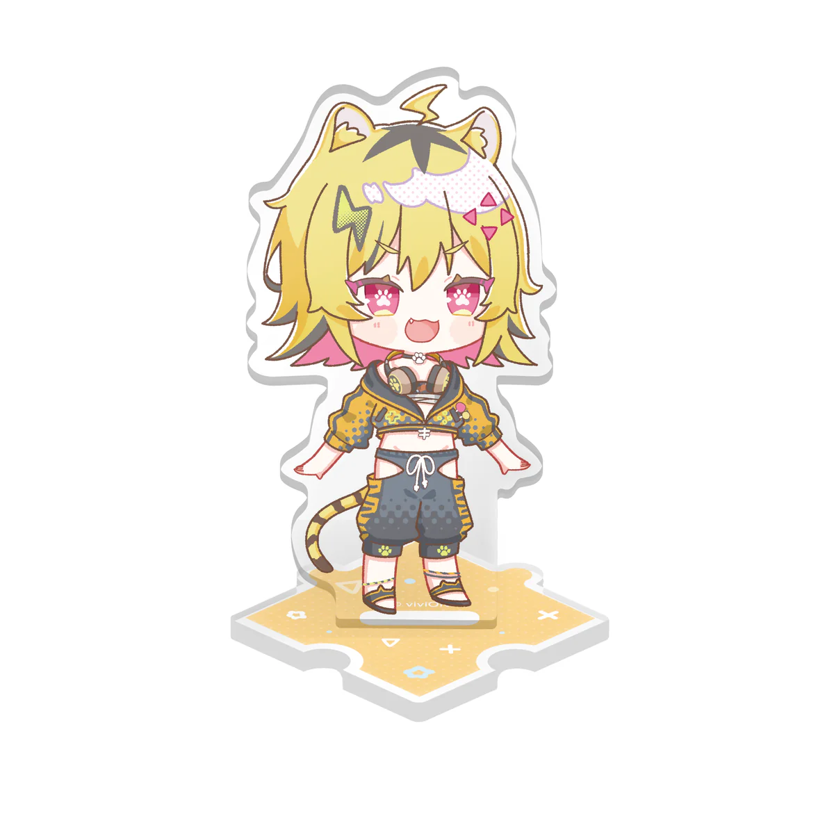 あおぎり高校 ぽぷらーと ミニアクリルスタンド うる虎がーる