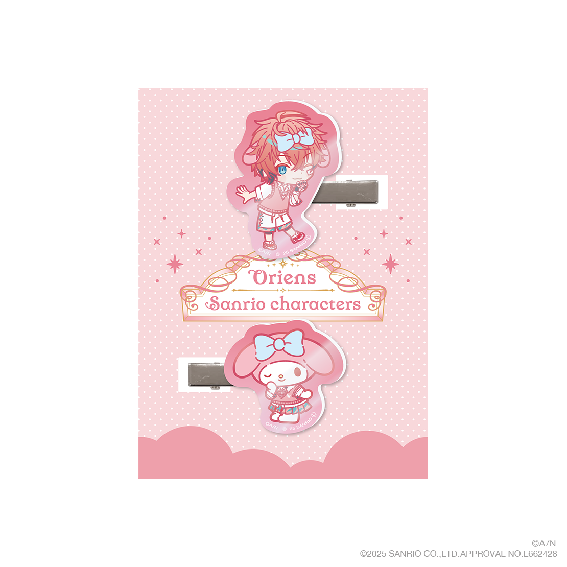 【Oriens×サンリオキャラクターズ】ヘアクリップの商品画像