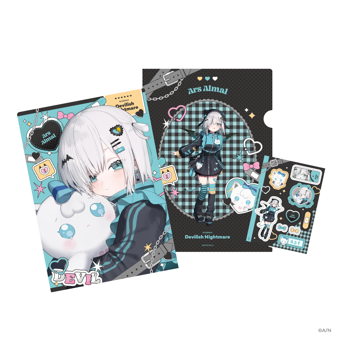 【Devilish Nightmare】クリアファイル&ステッカーシートの商品画像