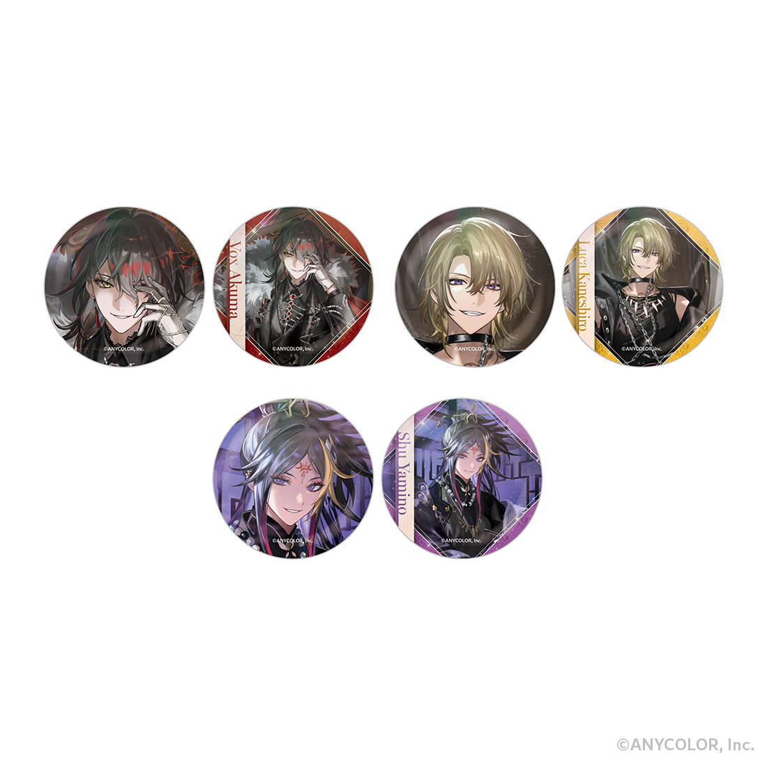 【Luxiem 4th Anniversary】ホログラム缶バッジ ヴォックス・アクマ①