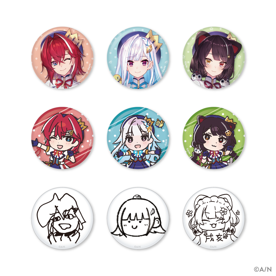 【さんばか 5th Anniversary Live ～3！参！SUN！～】ランダム缶バッジの公式画像