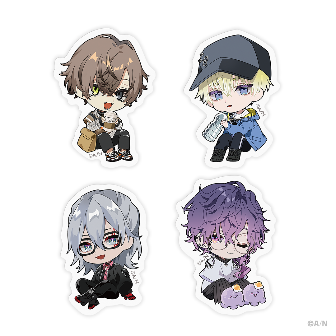 【Luxiem＆Noctyx Chibi-Style】ステッカーセット Noctyxの公式画像
