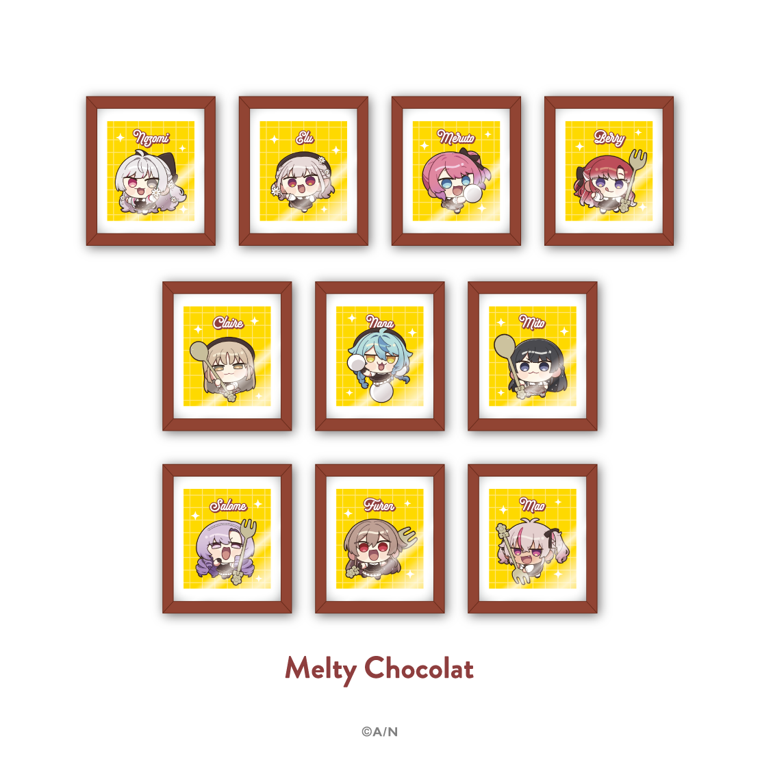 【にじさんじ 8th with cake！】ランダムフレームマグネット Melty Chocolat 【にじさんじ 8th with cake！】ランダムフレームマグネット Melty Chocolatの公式画像