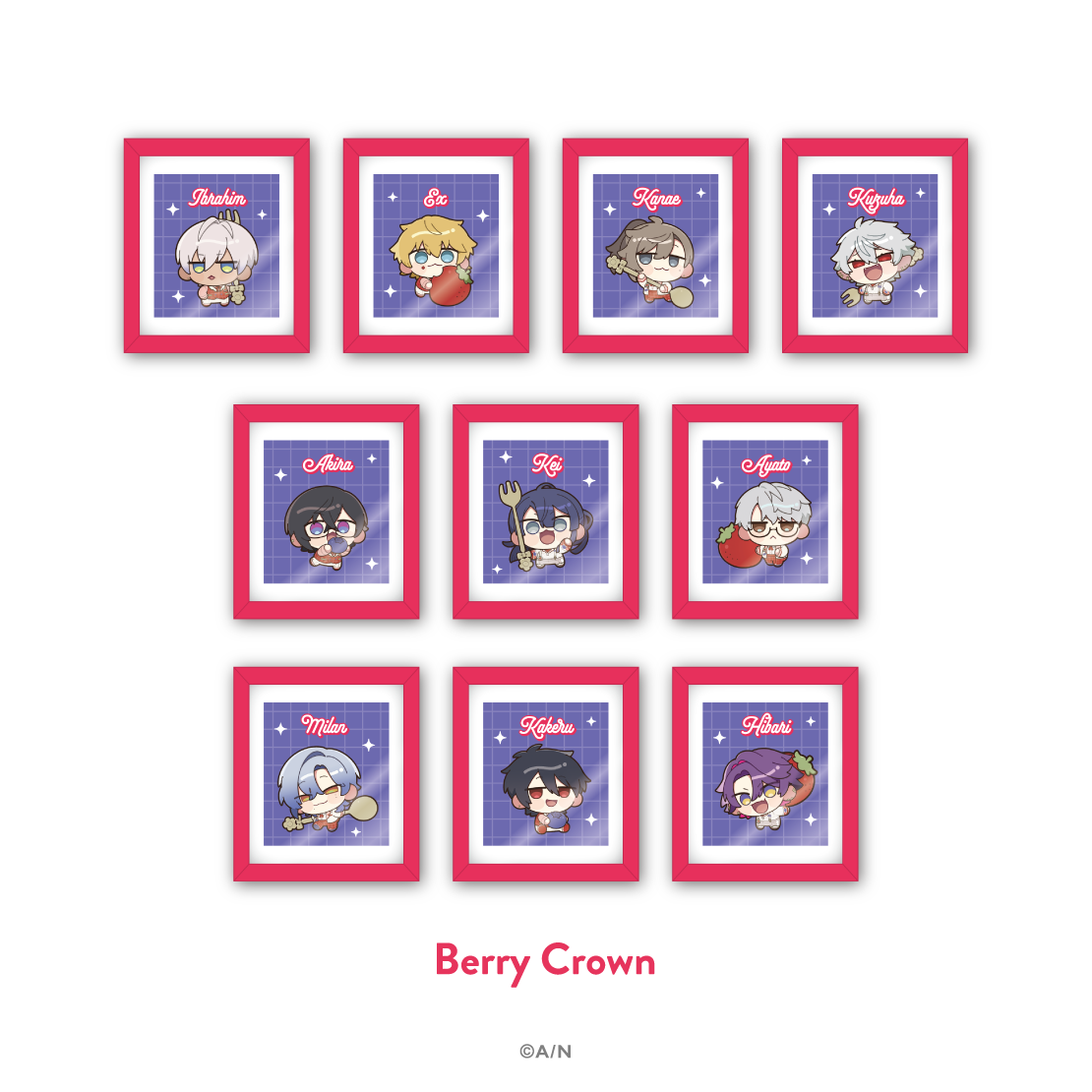 【にじさんじ 8th with cake！】ランダムフレームマグネット Berry Crownの公式画像